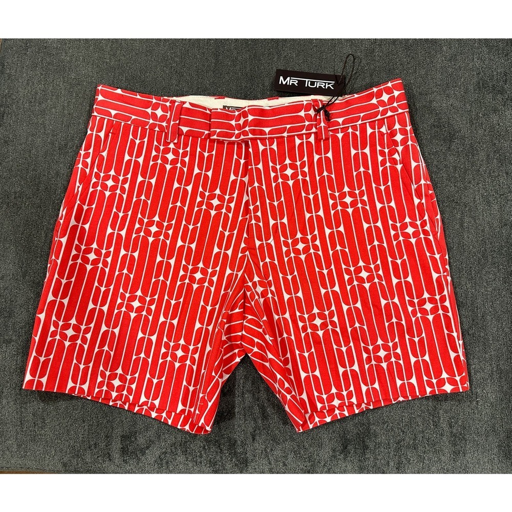 Mr Turk Roger Shorts Size 31 New w/ Tags Mens Summer Ready Slim Fit Shorts